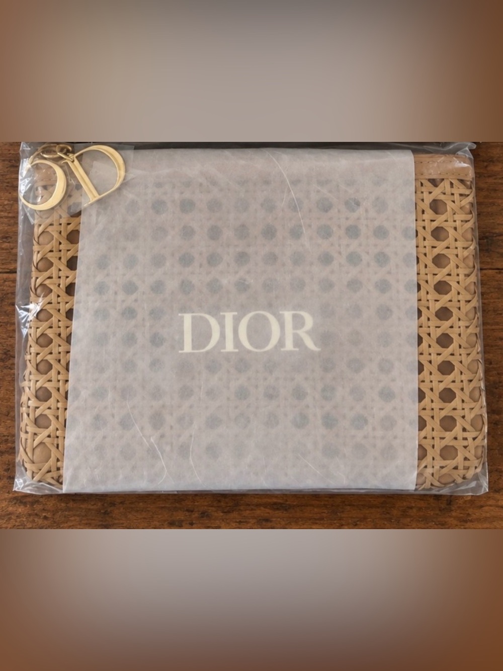 Dior Beauty Limited Edition Summer Rattan Cannage Trousse Pouch - Picture 3 of 5